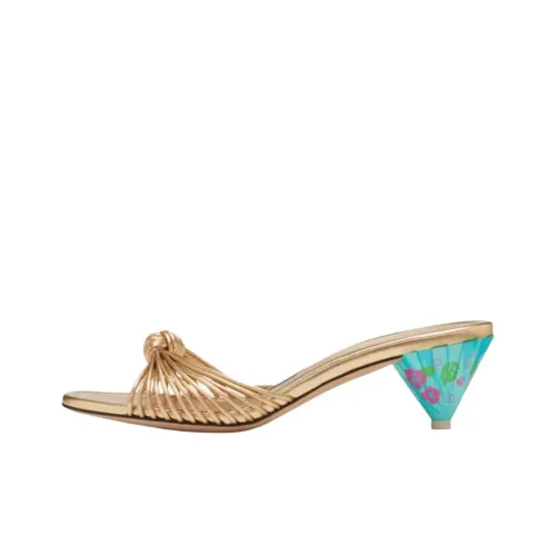 Kate Spade Слипоны 5 см Женские Золотые