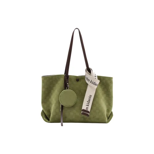 TTaG．baG Microfiber Synthetic Leather Shoulder Bag Standard Women's Green ТТaG．baG Микрофибра Синтетическая Кожа Сумка через плечо Стандартная Женская Зеленая