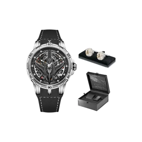 AILUO Автоматический механический механизм Мужские часы 54мм*45мм*13,7мм Черный