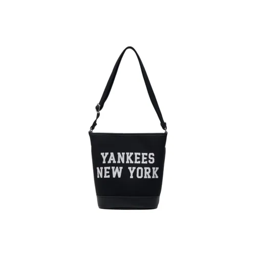 Mlb Base Logo Хлопок с Полиэстером Сумка-ведро Сумка через плечо Сумка Обычная Унисекс Черная