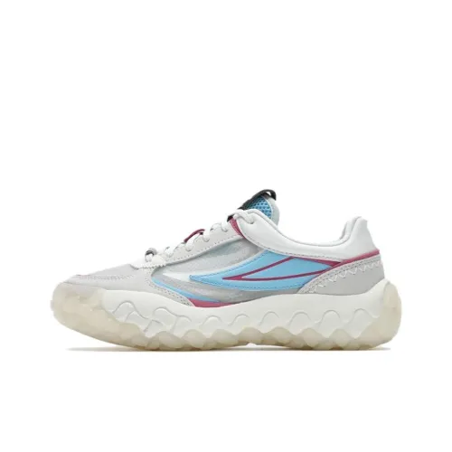 FILA Gara Беговые кроссовки Низкий Топ Снег Ярко-розовый Женский