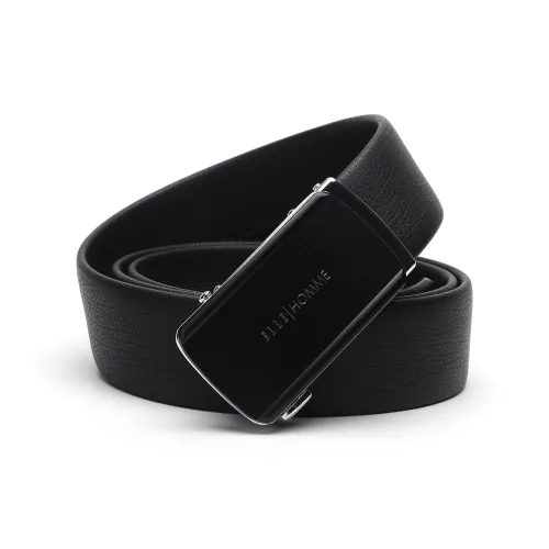 ELLE HOMME Автоматическая застежка ремня мужской модный тренд матовый сплав застежка ремни из коровьей кожи мужской
