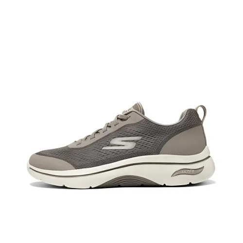 Skechers GO walk Arch Fit 2,0 Амортизация Износостойкий Низкий Топ Повседневная Обувь Мужская Хаки