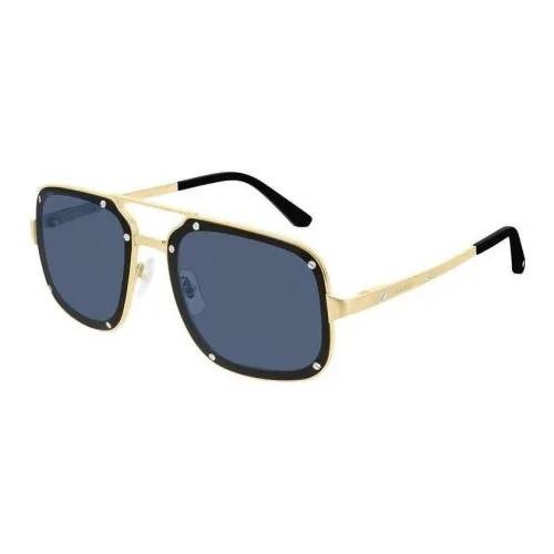 Cartier Ацетат Aviator Солнцезащитные очки Женские Золото