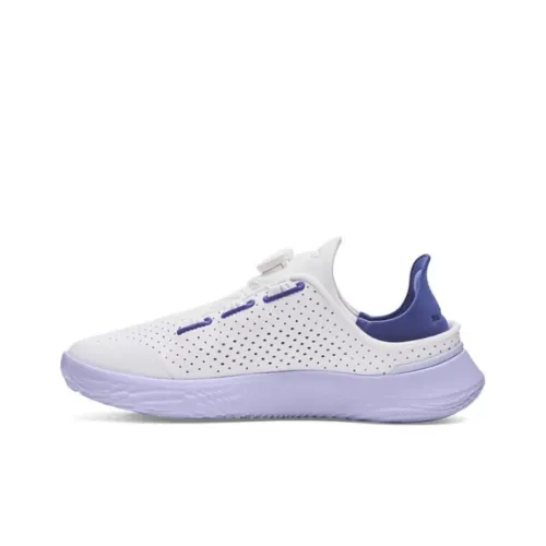 Under Armour Ua Flow Slipspeed Повседневный Низкий Топ Белый Фиолетовый Унисекс