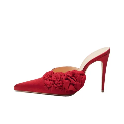 MAGDA BUTRYM Домашние тапочки 10,5 см Женские Красные