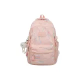 Розовый рюкзак с шармом