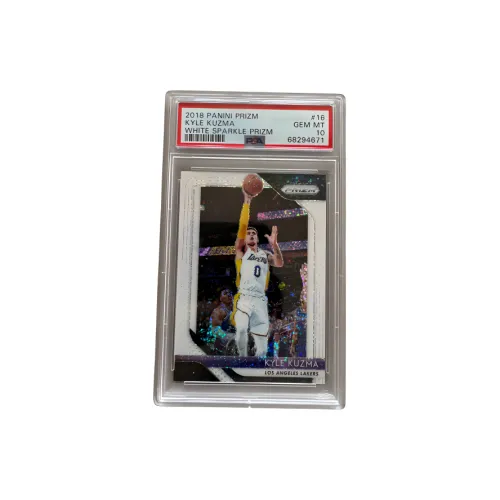 PANINI Kuzma 2018-19 Prizm Белая Голографическая карта PSA10 Perfect CONDITION POP2 Звезда Сертифицированная карта 1 шт