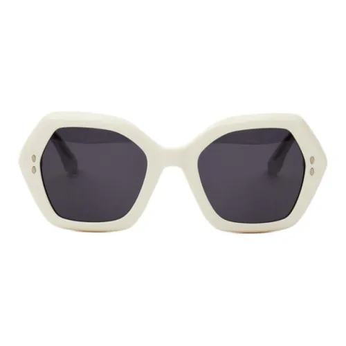 ISABEL MARANT Нерегулярная форма Солнцезащитные очки Женские Белые