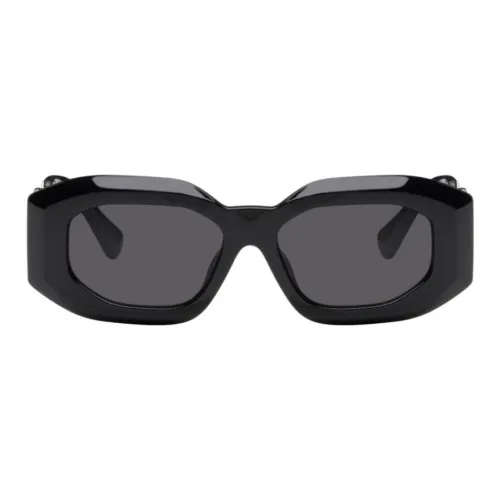 VERSACE Nylon Square Солнцезащитные очки Унисекс Black