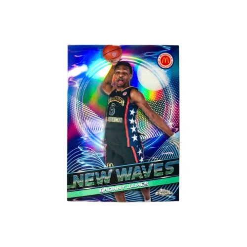 Topps Джеймс Брауни Игрок Карта LeBron Jr. Новые звезды Серебряный Фолд Карта Спортивные карты 1 шт