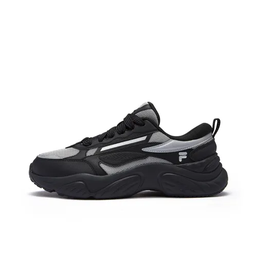 FILA FUSION Conch Dx Low Top Черный Серый Мужской массивные кроссовки