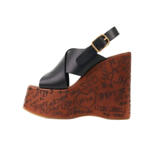 Chloe Maxime One Ремешок Сандалии 13 см Женские Черные