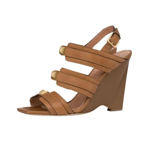 ALBERTA FERRETTI Cage One Strap Sandals 10 см Женские Коричневый