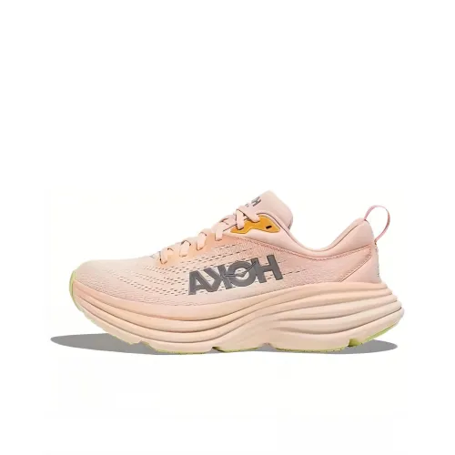 HOKA ONE ONE Bondi 8 Беговые кроссовки Низкий топ Розовый Оранжевый Черный Женские