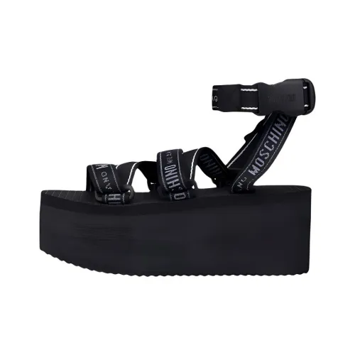 MOSCHINO Стильные сандалии женские черные
