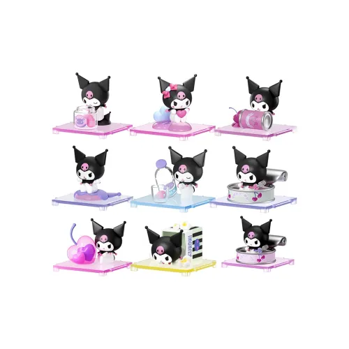 MOETCH Kuromi Повседневный Snack Collection Мини Коробка Слепые коробки Один Mystery Коробка Целая коробка 8 шт