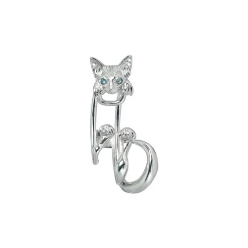 Вегетарианский сплав Нижняя заколка On Серьги Унисекс