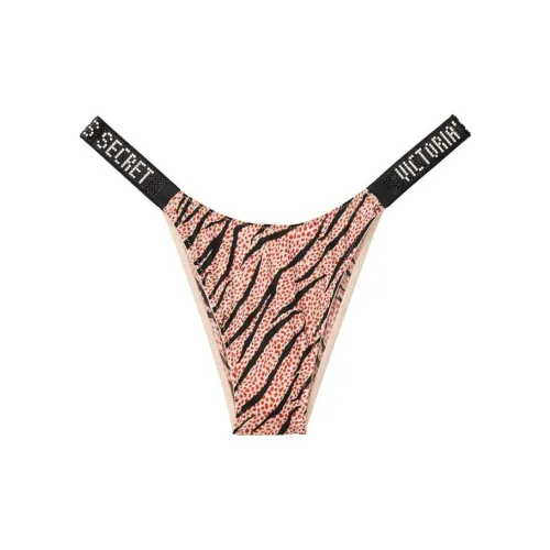 Victoria's Secret VERY Сексуальное Нижнее белье Женское 1 Пачка Шампанское Зебра с принтом