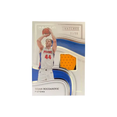 PANINI 2022 23 IMM Pistons Bojan Bogdanović 35 99 Patch Window Jersey Two-Tone Player Card Access Card пройдет