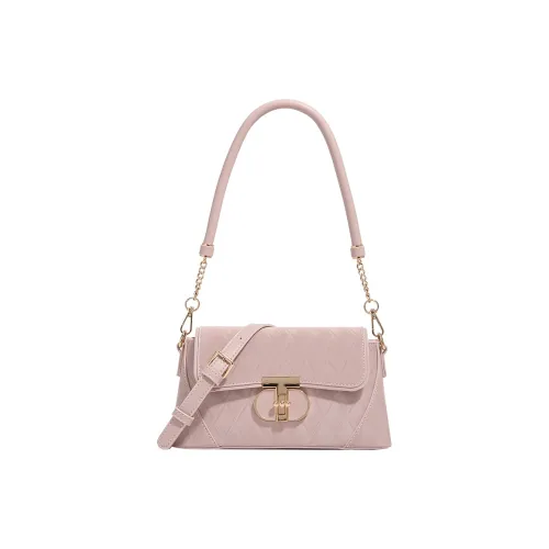 TTaG．baG Сумка через плечо из искусственной кожи женская сумка розовая экрю фиолетовая