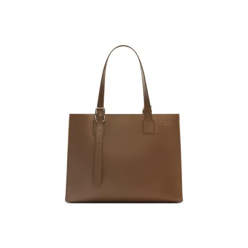 LOEWE Телячья кожа Тоут Сумка Сумка для покупок Сумка на плечо Сумка Мужская Коричневая