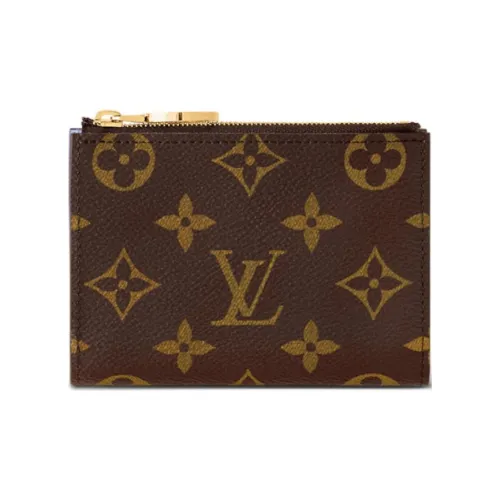 LOUIS VUITTON LISA Покрытый холст Держатель для карт кошелек Женские Коричневый Радужка