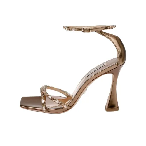 Badgley Mischka Ziana One Ремешок Сандалии 9,5 см Женские Коричневый