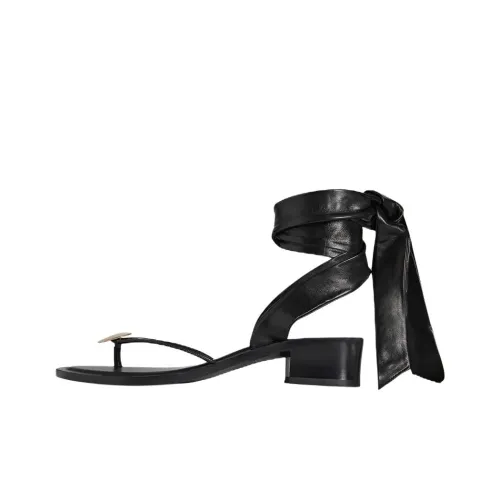 THE ROW Шнур One Ремень Сандалии 3,6 см Женские Черный