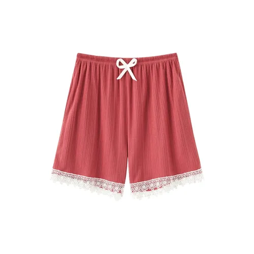 Mulong Family Пижамные штаны Женские Алый