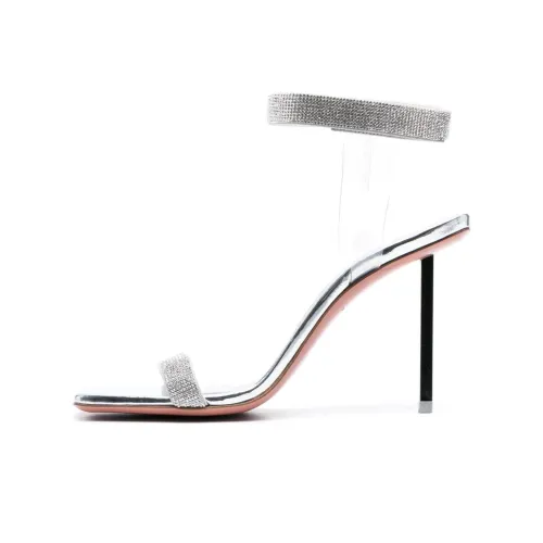 AMINA MUADDI One Ремешок Сандалии Женские Серебряные