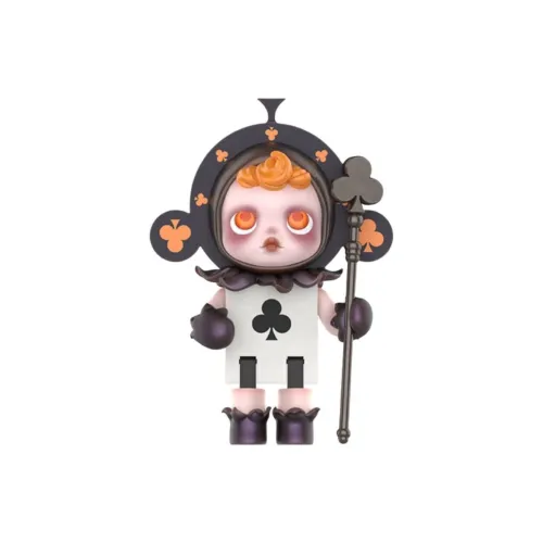 POP MART Коллаборация Edition Skullpanda SP Цветущая слива Soldier Зарубежная версия Прозрачный Слепой бокс с карточкой