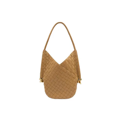 Bottega Veneta Solstice Lambskin Сумка через плечо Женская Светло-коричневая