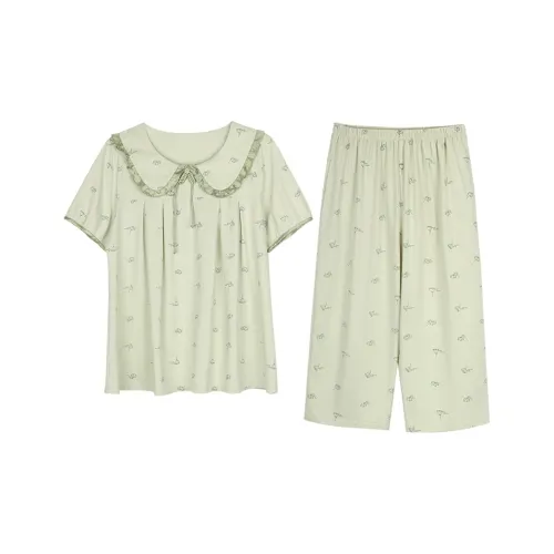 XIN1BU Пижамный комплект женский светло-зеленый
