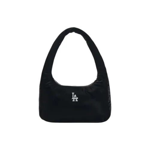 Mlb Base Logo Полиуретан Хобо Сумка Сумка через плечо Унисекс Черный
