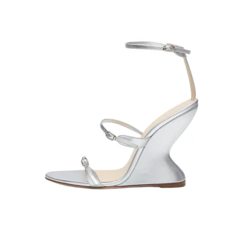 MAGDA BUTRYM One Ремешок Сандалии 10 см Женские Серебряные