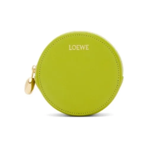 LOEWE Napa Голень Кожа Маленькая Круглая Сумка Key Pouch Женская Pasture Green