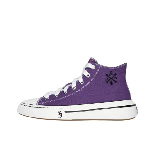 Snoop Dogg x Skechers Snoop One Doggy Bonez High Топ Кеды Мужской Фиолетовый