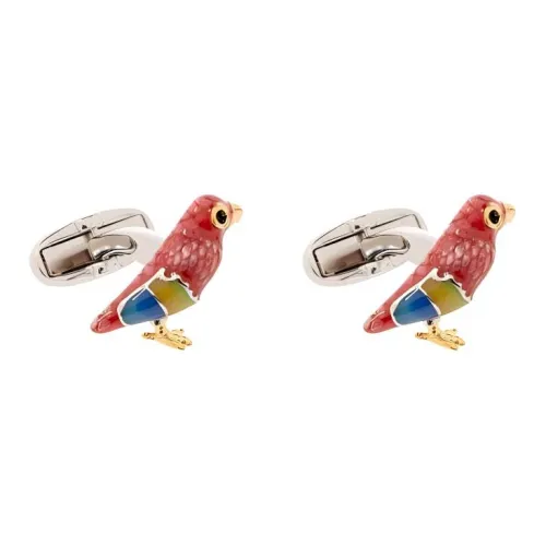 Paul Smith Медный Эмаль Цинк Запонки Мужские Красный