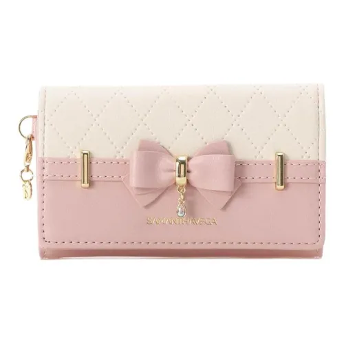 SAMANTHA THAVASA Синтетическая кожа Key Pouch Женские Розовый