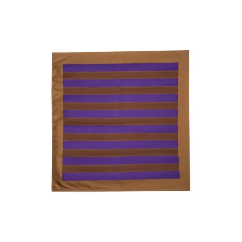 PRADA Шелковые шарфы Женские Коричневый