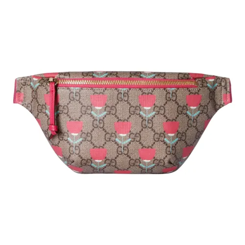 GUCCI Supreme Холст Бананка Детский Бежевый и Эбеновый