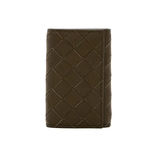 Bottega Veneta Телячья кожа Key Pouch Мужской Коричневый