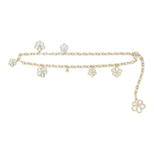 Maje Цветочный Украшение Цепи для талии Женские Золото Ширина корпуса 1 см