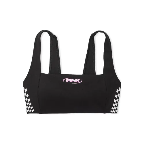 Victoria's Secret Розовый Ultimate SQUARENECK Спортивный бюстгальтер Черный бюстгальтер Женские Черный