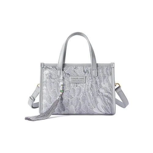 TUCANO Ткань Ручная Сумка Сумка через плечо Сумка на плечо Стандартная Женская Серый