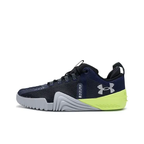 Under Armour Tribase Беговые кроссовки Низкий топ Синий/Черный Мужской