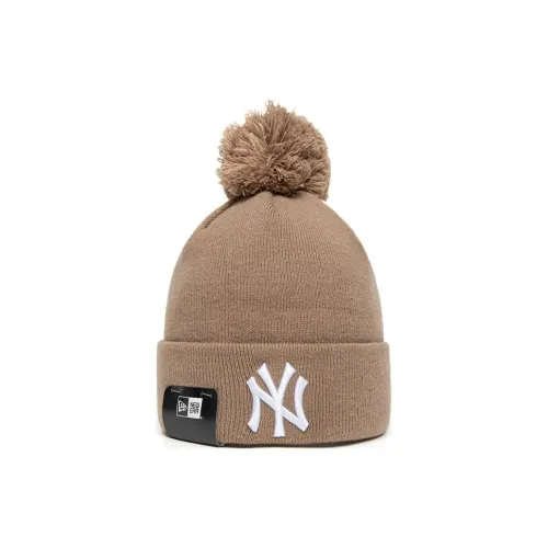 New Era Акриловые шапки-бини унисекс коричневые