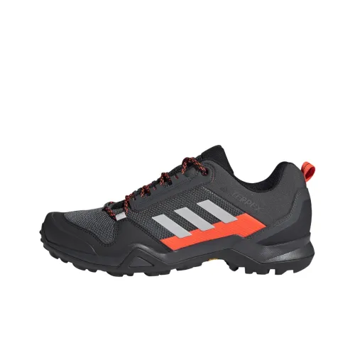 adidas Terrex AX3 GTX Устойчивый к истиранию Низкий Топ Уличная Обувь Мужская Черный Оранжевый