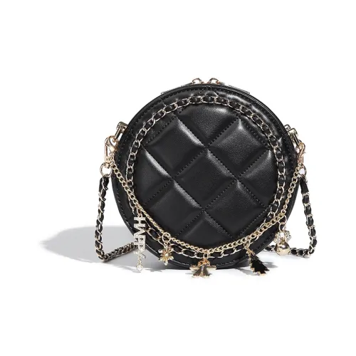 TTaG．baG ПУ (полиуретан) Сумка через плечо Женская Черная